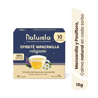 Spiruté Manzanilla Con Pasiflora, Cidrón Y Salvia Relajante