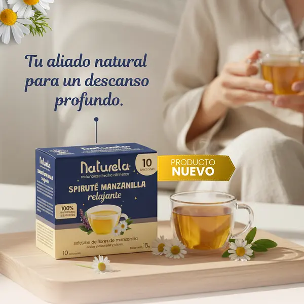 Spiruté Manzanilla Con Pasiflora, Cidrón Y Salvia Relajante