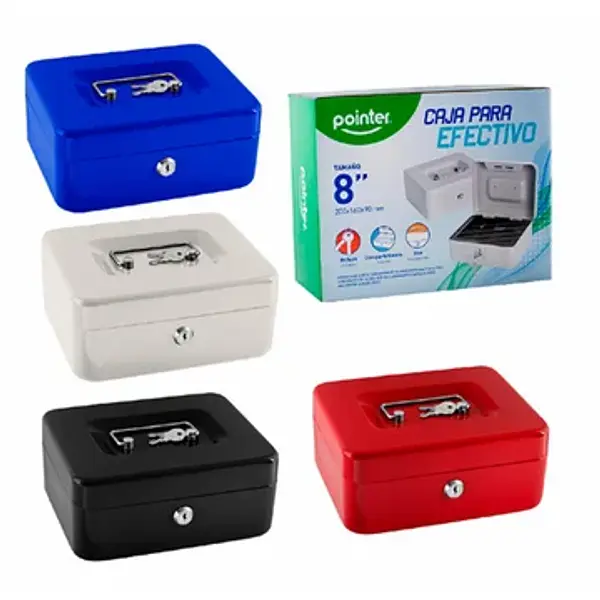 Caja Menor Metalica 8 Grande Pointer