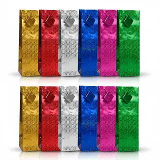 Bolsa Regalo Primavera Botella 36x12cm