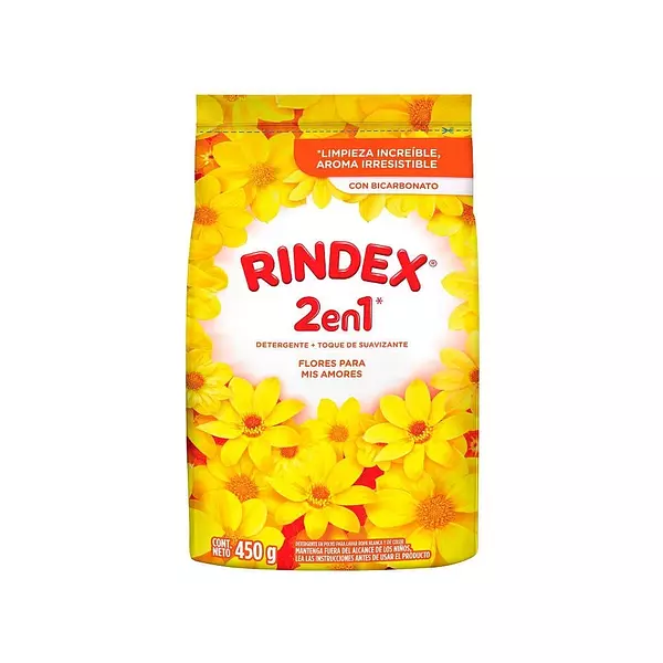 Detergente Rindex 2 De 1 Flores Para Mis Amores