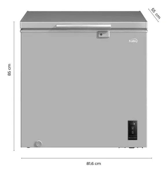 Congelador Horizontal Kalley 194l Inverter
