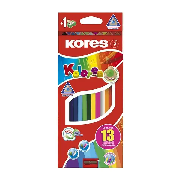 Color Kores X13 4mm + Tajalapiz Triangular 93413pm