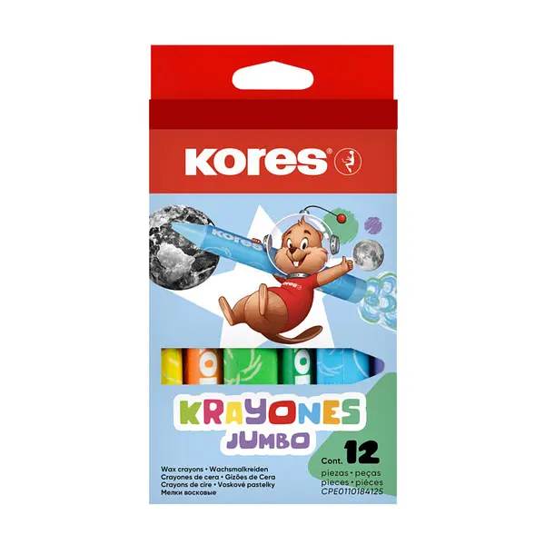 Creyon Kores X12 Jumbo Triangular Ok
