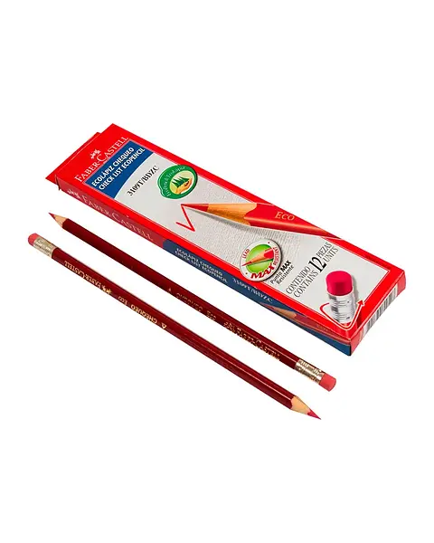 Lápiz Faber-Castell Chequeo Rojo