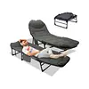 Cama Plegable Acolchada Reclinable Camping Exterior Portátil