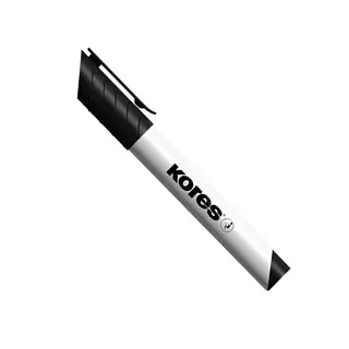 Marcador Borrable Kores Negro 20850