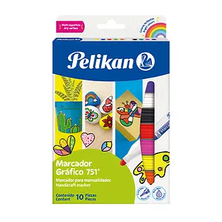 Marcador Grafico 751 X 10 Pelikan