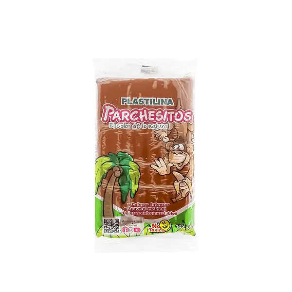 Plastilina Parchesito Barra 125 Grs Stdo