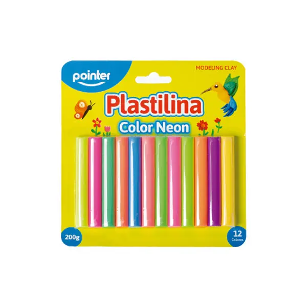 Plastilina Pointer X12 Neon Pst-12200-Ne