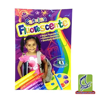 Cartulina Fluorescente 1/8 X 10