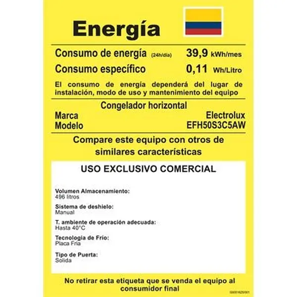 Congelador Electrolux 508l Inverter