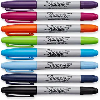 Marcador Sharpie Twin Stdo Doble C/Micropunta