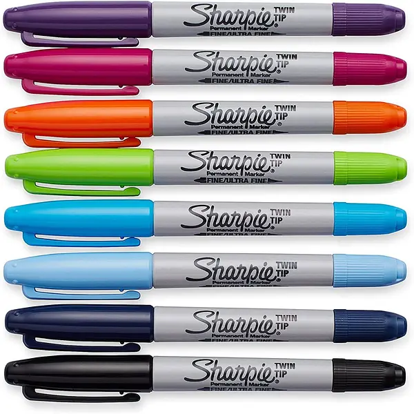 Marcador Sharpie Twin Stdo Doble C/Micropunta