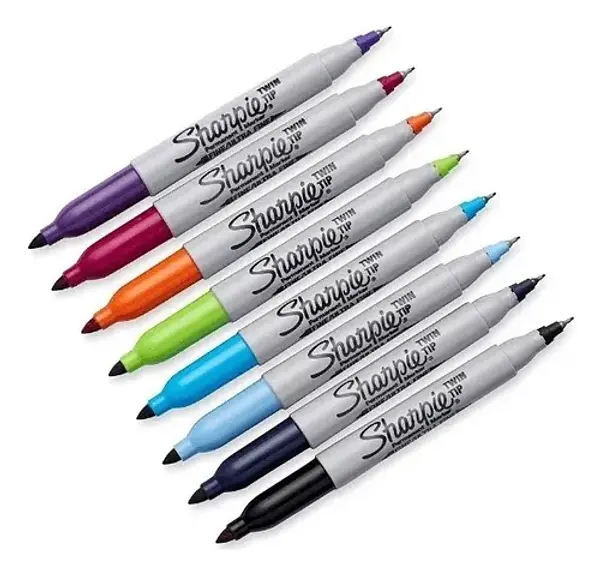 Marcador Sharpie Twin Stdo Doble C/Micropunta