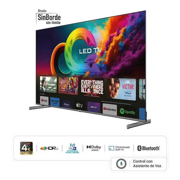 Televisor Hyundai 70" Pulgadas Qled