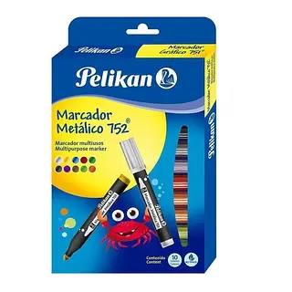 Marcador Metalizado 752 X10 Pelikan