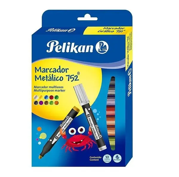 Marcador Metalizado 752 X10 Pelikan