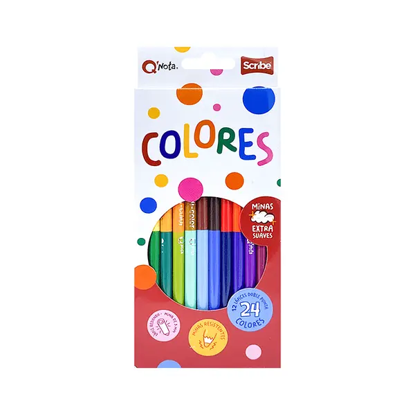 Color Scribe X12/24 Doble Punta Qnota