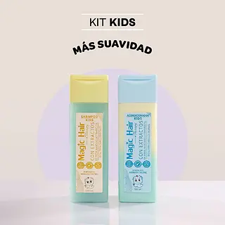 Kit Shampoo Y Acondicionador Niños Magic Hair