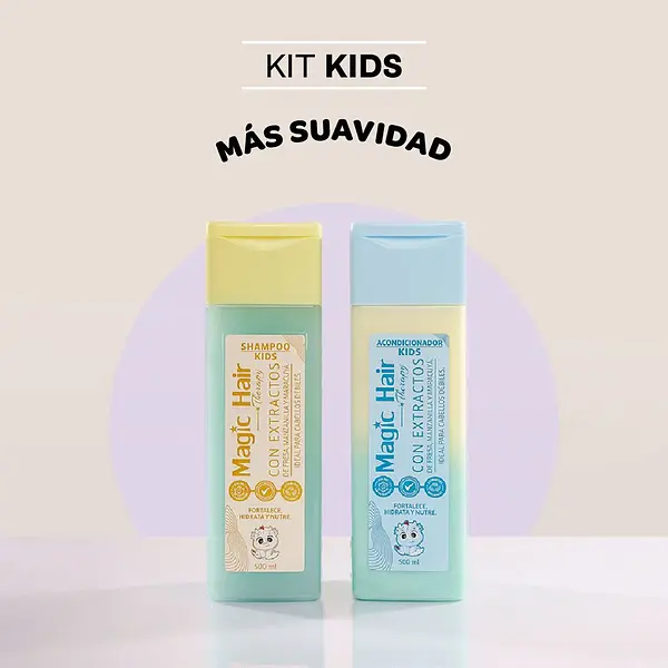 Kit Shampoo Y Acondicionador Niños Magic Hair