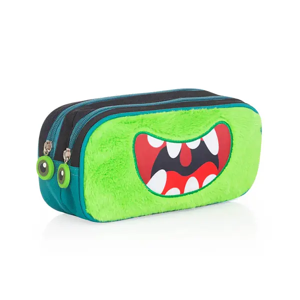 Cartuchera 2 Cierres Monster Scribe Kids