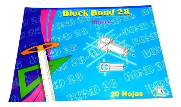 Block Base 28 Sin Formato 1/8 Grande