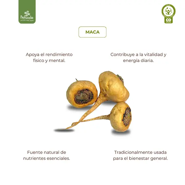 Cápsulas De Maca Vitaminas Del Complejo B Y Vitamina C