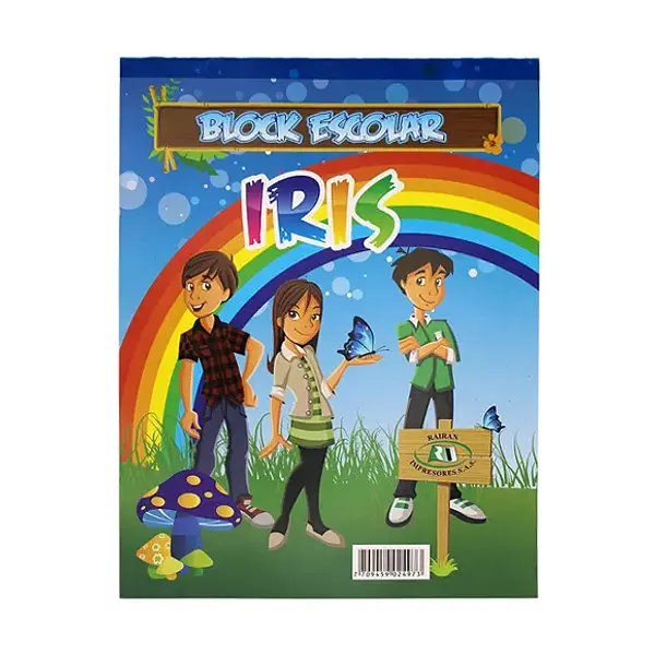 Block Iris Carta Impresion Arte