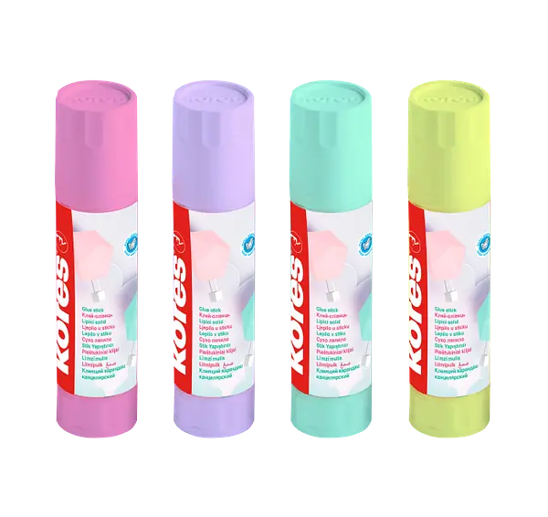 Pegante Barra 20 Grs Pastel Kores
