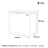 Congelador Horizontal Mabe 520l Brutos