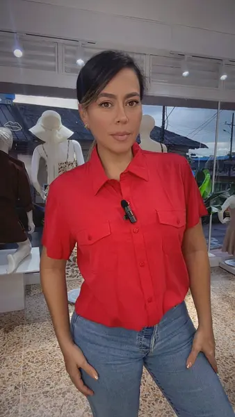 Camisera - Manga Corta Roja
