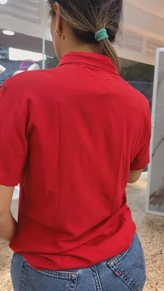 Camisera - Manga Corta Roja