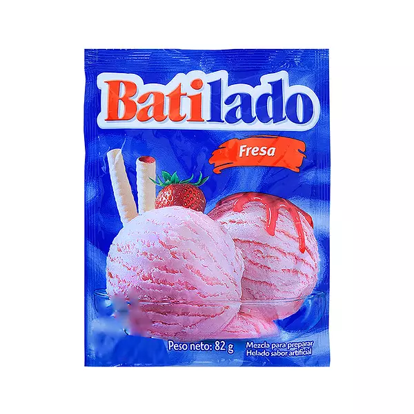 Batilado Sabor A Fresa Rinde 5 Porciones