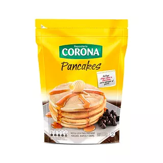 Mezcla Lista para Pancakes Crepes y Waffles Corona con Chips