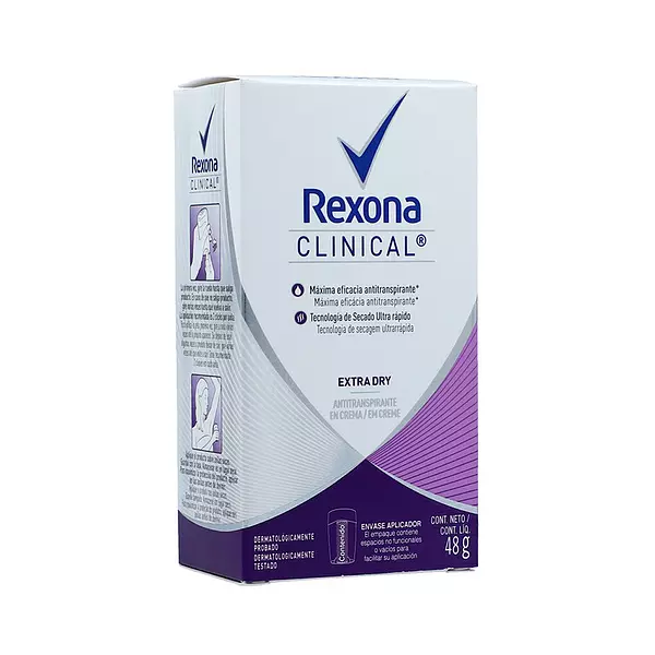 Antitraspirante Rexona Clinical Extra Dry Secado Ultra Rapid