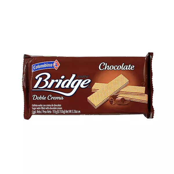 Galletas Wafer Bridge Chocolate Doble Crema