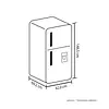 Nevera Haceb No Frost 243 Litros Inverter Manija Integrada
