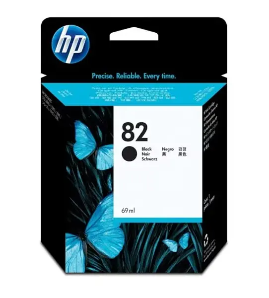 Cartucho Ploter Hp82 Negro 69 Ml