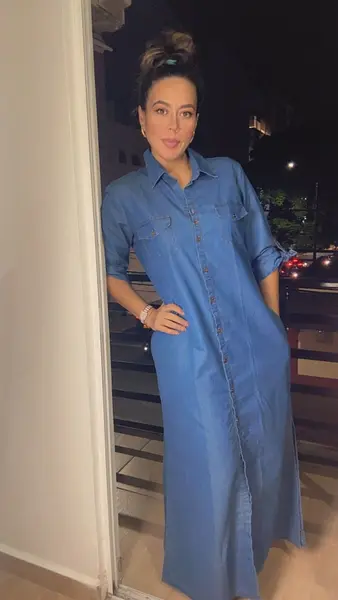 Vestido Camisero - Chambray