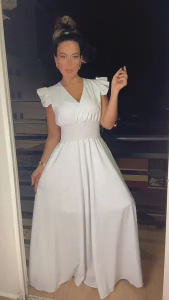 Vestido Largo Noir White