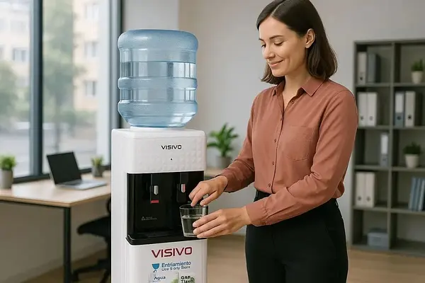 Dispensador De Agua Con Gabinete Visivo