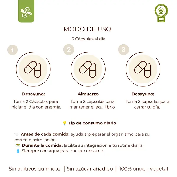 Cápsulas Spirulina / Espirulina