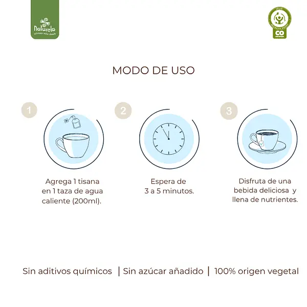 Spiruté Manzanilla Con Pasiflora, Cidrón Y Salvia Relajante