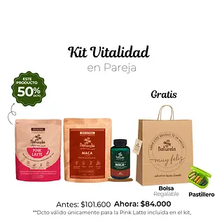 Kit Bienestar y Vitalidad para Dos – Maca y Pink Latte