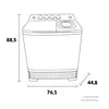 Lavadora Challenger Semi Automática 11 Kg