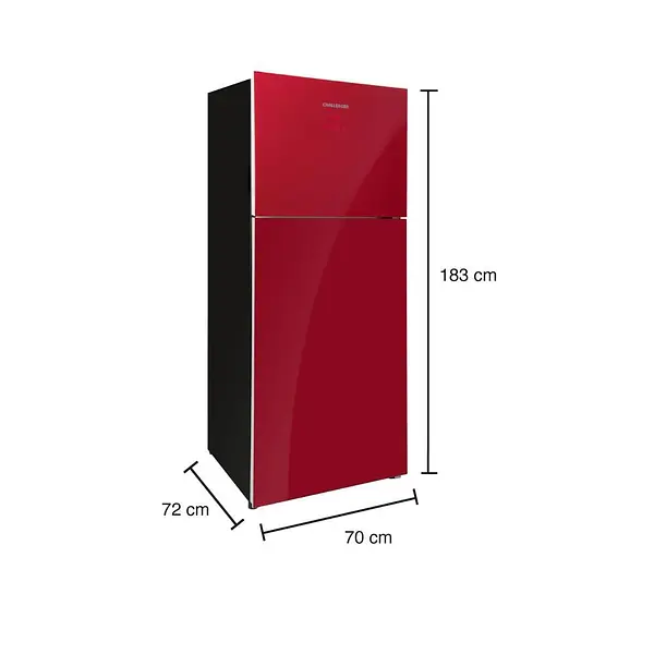 Nevera Challenger No Frost 450 Litros Brutos - Cr450 Red