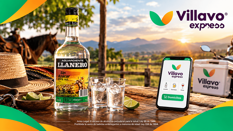 Aguardiente Llanero y Domicilios de Licor en Villavo