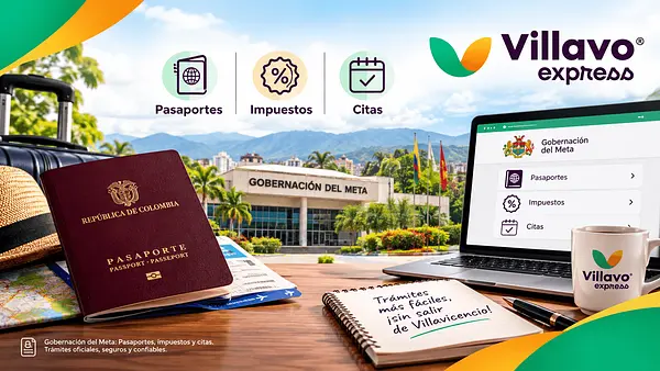 Gobernación del Meta: Pasaportes, Impuestos y Citas