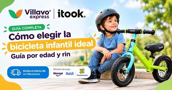 Bicicletas para Niños en Villavicencio: Guía por Edad y Rin 